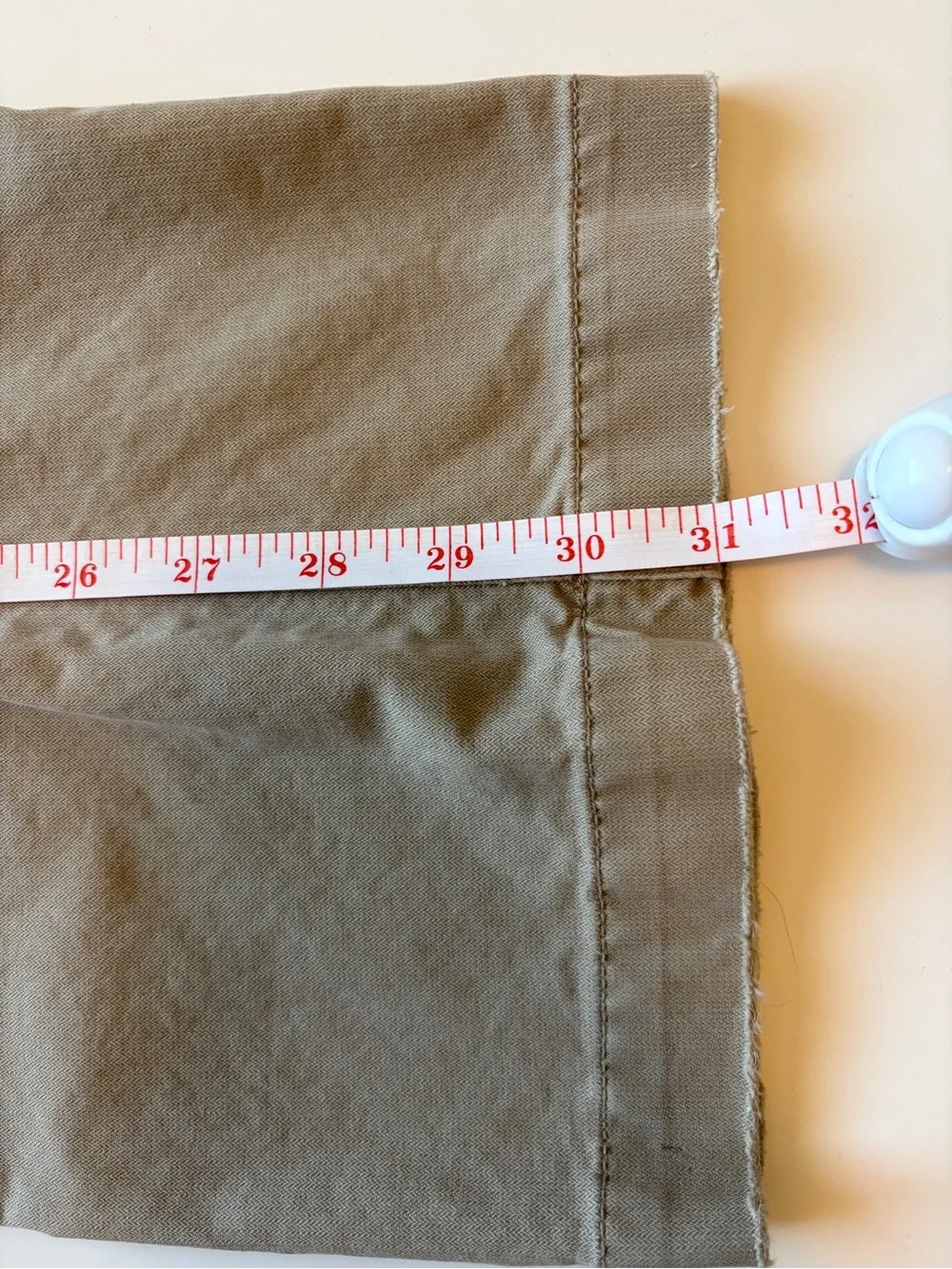 Lucky Brand Khaki Bootcut Pants Cotton Utility Cargo Size 29/8 EUC MidRise Tan
